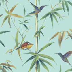 Noordwand türkiz kolibri és bambusz tapéta G56411