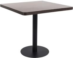 vidaXL sötétbarna MDF bisztróasztal 80 x 80 cm (286434) - vidaxl