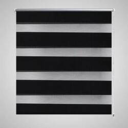 vidaXL Zebra roló 90 x 150 cm Fekete (240208) - vidaxl