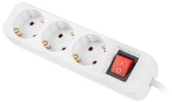 Lanberg 3 Plug 1,5 m Switch (PS1-03F-0150-W)