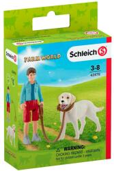 Schleich Farm World 42478 - Plimbare cu labrador retriever (42478)