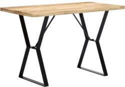 vidaXL Masă de bucătărie, 120 x 60 x 76 cm, lemn masiv de mango (247949)