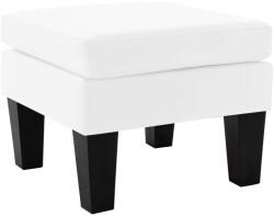 vidaXL Taburet, alb, piele ecologică (288776) Canapea