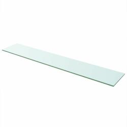 vidaXL Raft din sticlă transparentă, 110 x 20 cm (243849) - vidaxl Raft