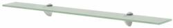 vidaXL Raft suspendat din sticlă, 80 x 20 cm, 8 mm (243799) Raft