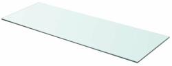 vidaXL Raft din sticlă transparentă, 80 x 30 cm (243836) Raft