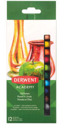 Derwent Creioane pastel ulei DERWENT Academy, 12 culori/set