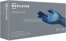 Mercator Medical simple vinyl púd. mentes kék kesztyű M 100db