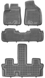 Rezaw-Plast TOYOTA HIGHLANDER III (XV50) 7 személyes / Hybrid 2013 - 2019-ig méretpontos gumiszőnyeg szett 201440 (201440)