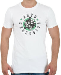 printfashion Sakk univerzum - Férfi póló - Fehér (4920099)