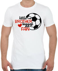 printfashion Little brother biggest fan - Férfi póló - Fehér (4951338)