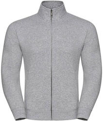 Russell Férfi pulóver hosszú ujjú Russell Europe Men's Authentic Sweat Jacket - 3XL, Világos Oxford