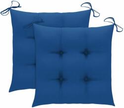 vidaXL Perne de scaun, 2 buc. , albastru, 50x50x7 cm, textil oxford (314926)