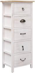 vidaXL Dulap lateral, 35 x 25 x 87 cm, lemn de paulownia (284077) Comoda
