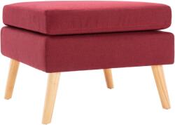 vidaXL Taburet, roșu vin, material textil (288740) Canapea