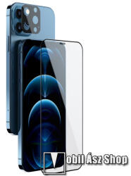 Nillkin APPLE iPhone 12 Pro Max, NILLKIN üvegfólia, 9H, 0, 33mm, Full cover, Full glue, Fekete