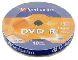 Verbatim DVD-R Verbatim 10 bucati, 16x, 4.7GB (43729) - vexio