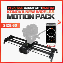 KONOVA P1 KMS-S3 Wireless Motorized Carbon Slider 60 cm + Parallax + Timelapse (P1-60-S3)