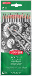Derwent Set creioane grafit DERWENT Academy 6B-5H, 12 buc/blister