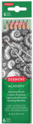 Derwent Set creioane grafit DERWENT Academy 3B-2H, 6 buc/blister