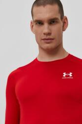 Under Armour edzős hosszú ujjú piros, sima - piros S