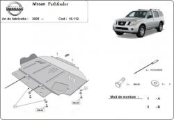 Scut Protection Nissan Pathfinder, 2005-2015 - Acél Motorvédő lemez