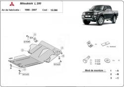 Scut Protection Mitsubishi L200, 1998-2007 - Acél Motorvédő lemez