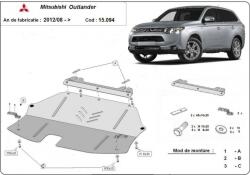 Scut Protection Mitsubishi Outlander 2012-2020 - Acél Motorvédő lemez