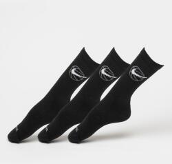 Nike Nike, Everyday Dri-FIT hosszú szárú uniszex sportzokni szett - 3 pár, Fekete, M (DA2123-010-M)