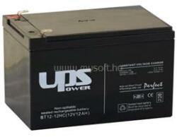 UPS Power Akku 12V 12Ah zselés akkumulátor (MC12-12) (MC12-12)