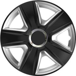 VERSACO 15" Esprit Ring Chrome Black & Silver dísztárcsa garnitúra