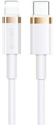 USAMS Cablu USAMS USB-C la Lightning 1.2M incarcare rapida 20W alb