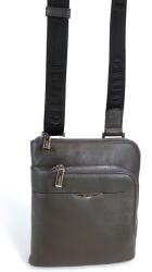 GIUDI szürke, aszimmetrikus, fém zippes kis bőr táska G5795AE-15 - taskaweb