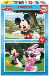 Educa Puzzle Mickey&Friends Educa 2x20 darabos (18884)