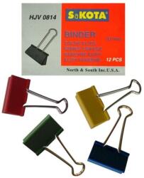 Sakota 51mm 12db/csomag színes iratcsipesz (HJV0814) - tintasziget