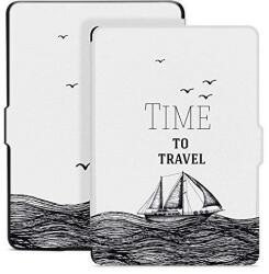 Amazon Kindle 10. generáció 2020 Tok Time to travel + E-könyvek + Kijelződvédő fólia + Érintőképernyős toll + Szótárak