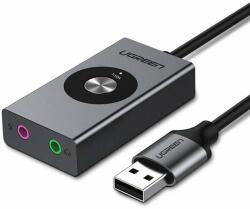 UGREEN Placa audio USB externa 7.1 UGREEN 1m (6957303857111)
