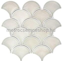  SZÜRKE fényes HALPIKKELY fali csempe