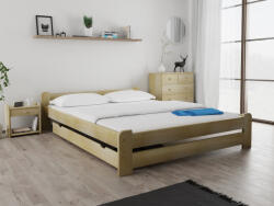  Pat Emily 160x200 cm, pin Saltele: Cu saltele Somnia 18 cm, Somiera pat: Cu lamele curbate