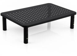 OneConcept Поставка за монитор, метална, перфорирана шарка, 37 × 10 × 24 см (Ш × В × Д) ()