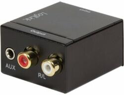 LogiLink Adaptor AV Coaxial/Toslink to Analog/3.5mm, CA0101