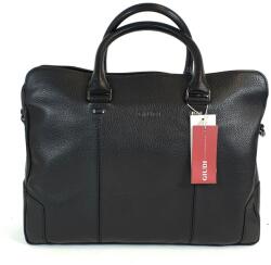 GIUDI széles, fekete, dísztűzött női irattartó táska G10664TAECOL-03