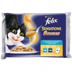FELIX Sensations - Tőkehal és Szardínia zöldségekkel szószban 4 x 85 g 0.34 kg