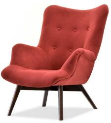 VOX bútor LORI füles fotel, vörös áfonya-dió