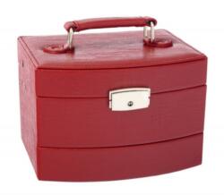 JK Box Casetă roșie de bijuterii Juvelo SP-829/A7