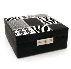 JK Box Casetă neagră pentru bijuterii JKColection SP-558/A25
