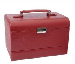 JK Box Casetă roșie de bijuterii Juvelo SP-901/A7