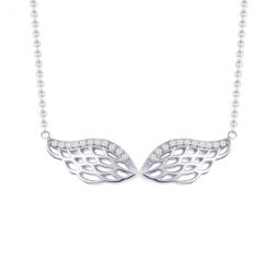Preciosa Colier Angel Wings din argint 5217 00 Preciosa