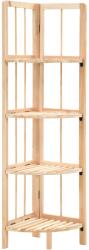 vidaXL Colțar din lemn de cedru, 27 x 27 x 110 cm (246435) - comfy Biblioteca