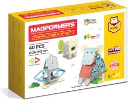 Clics Toys Set constructie magnetic Magformers animale 40 piese Clics Toys